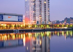 Lowry Outlet Mall in Salford Quays