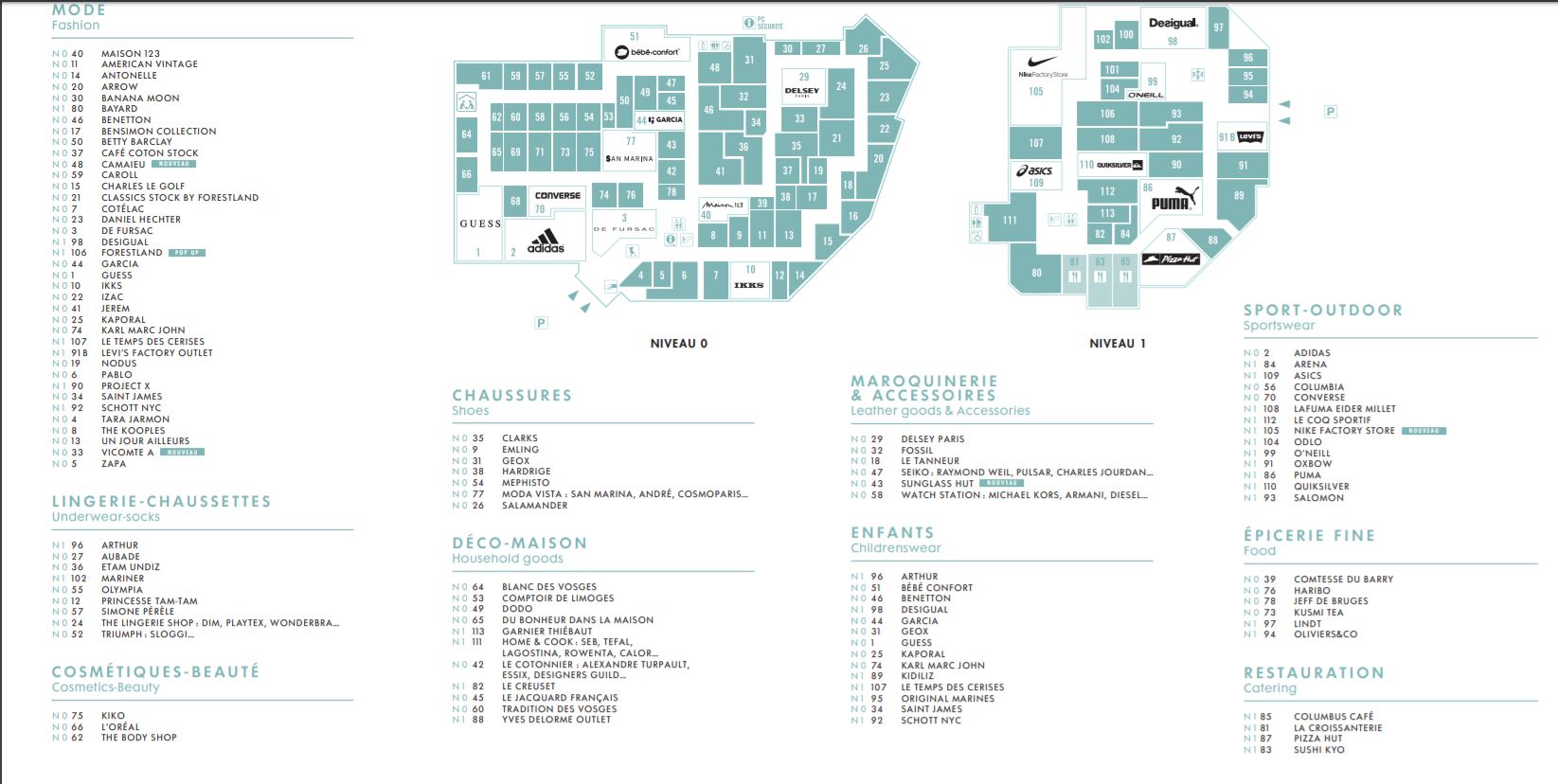 centerplan outlet corbeill Essonnes